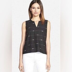 Eileen Fisher Nomadic Stripe w/ Organic Cotton Tank Size XL